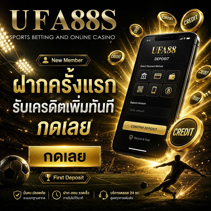 ฝากครั้งแรก รับเครดิตเพิ่มทันที กดเลย