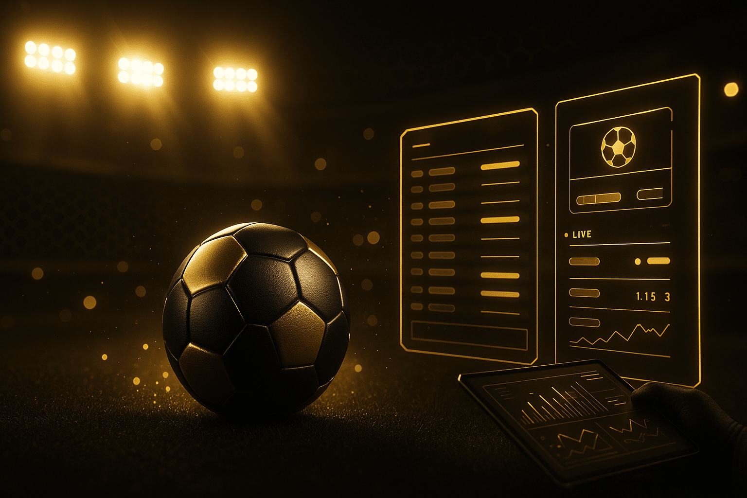ภาพประกอบตารางบอลเรียลไทม์และการเลือกบิลด้วย ฝากถอนแทงบอลออโต้